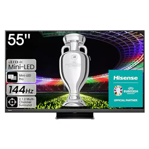 Hisense 55U8KQ - Smart TV Mini-LED 55" con Dolby Vision IQ y Dolby Atmos