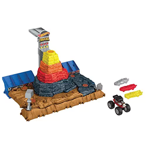 Mattel Hot Wheels Monster Trucks Arena World - Pista Bone Shaker para Juguetes