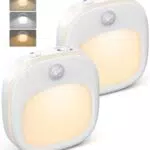 Luz Nocturna con Sensor de Movimiento, 3 Modos y Atenuación Continua, LED Adhesivas