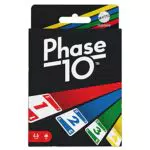 Mattel Games Phase 10 - Juego de Cartas Estratégico y Divertido