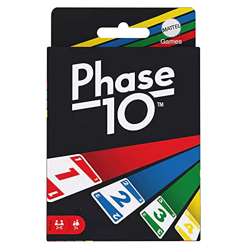 Mattel Games Phase 10 - Juego de Cartas Estratégico y Divertido