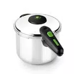 Olla a presión Monix Presto de 7 litros en acero inoxidable - Apta para todo tipo de cocina, incluida inducción.