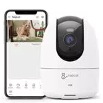 NAPCAT Cámara de Vigilancia WiFi Interior C1 con Detección de Movimiento y Audio Bidireccional
