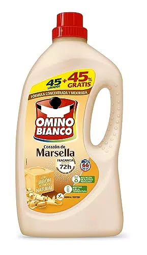 Detergente Líquido Omino Bianco Marsella 45 Dosis + Regalo Extra