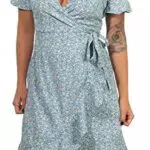 Only Onlolivia Vestido S/S Wrap para Mujer