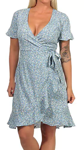 Only Onlolivia Vestido S/S Wrap para Mujer