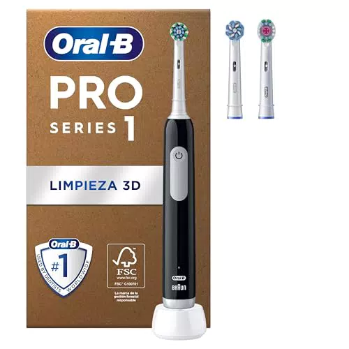 Cepillo de Dientes Eléctrico Oral-B Pro Series con Mango Recargable - Diseñado por Braun