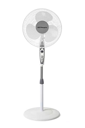 Ventilador de Pie Orbegozo Sf 0147 - 3 Niveles de Ventilación, Altura Regulable