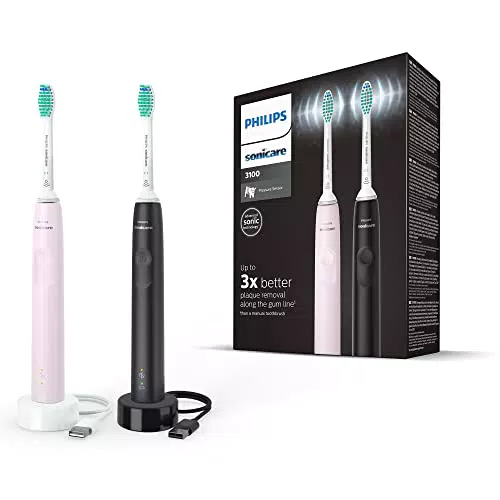 Philips Cepillos dentales eléctricos sónicos, Color Rosa y Negro