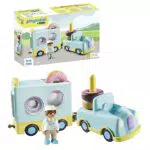 Camión de Donut PLAYMOBIL 1.2.3 con Función de Apilado y Clasificación