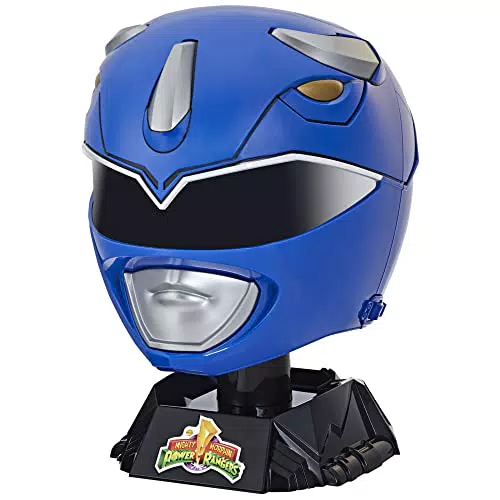 Colección Lightning Power Rangers - Casco de Coleccionista Premium del Ranger Azul - Tamaño Natural