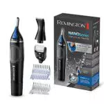 Cortapelos Nariz y Orejas Remington Nano Series - Recortador Facial Vertical con Peine Ajustable