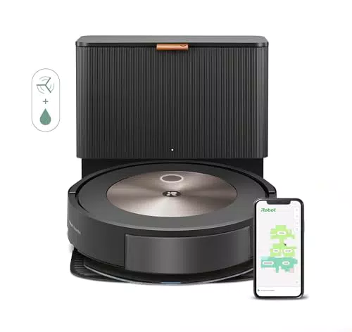 Robot aspirador y friegasuelos Roomba Combo j5+ con autovaciado y detección de suciedad