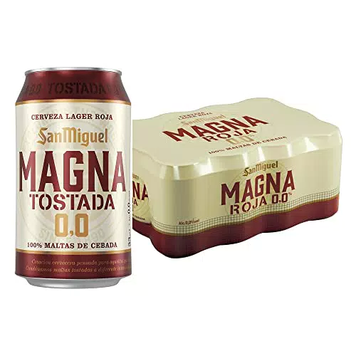 Cerveza San Miguel Tostada 0,0 Sin Alcohol 24 Latas x 33 cl