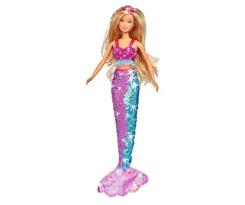 Simba Muñeca Steffi Love Swap Mermaid con lentejuelas