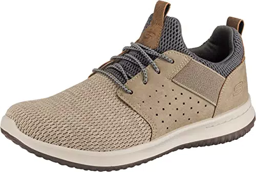 Skechers Delson Camben - Zapatillas para Hombre de Malla Sintética