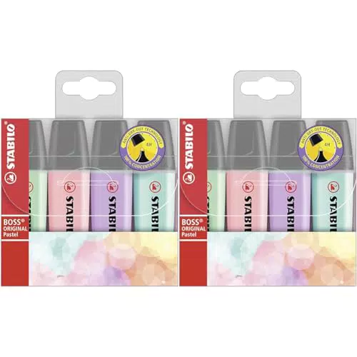 STABILO Marcador BOSS ORIGINAL Pastel - Estuche de Marcadores
