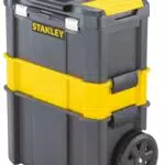 Caja de Herramientas Stanley Taller Móvil Essential 3 en 1 con Ruedas y Asa Plegable
