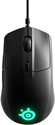 SteelSeries Rival 3 Wireless - Ratón Para Gaming - Batería Con Más De 400 Horas De Duración - Tecnología Dual Inalámbrico a 2.4 GHz y Bluetooth 5.0