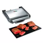Parrilla Multifunción Tefal Inicio GC241D - 2000 W, Placas Antiadherentes, Toque Frío