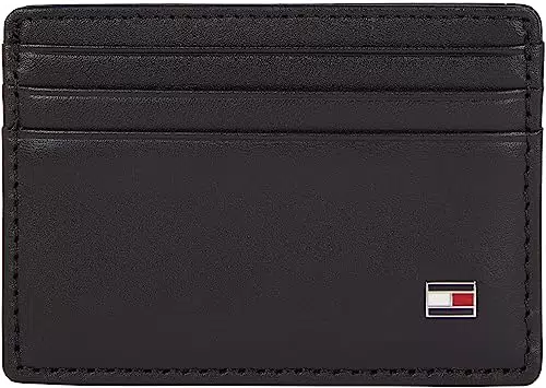 Cartera de Cuero Tommy Hilfiger para Hombre - Modelo Eton - Color Negro