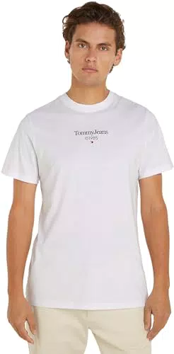 Camiseta de Manga Corta Tommy Jeans para Hombre Slim Cuello Redondo