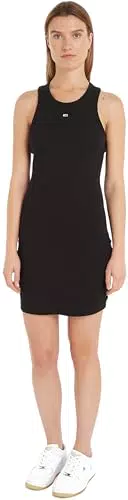 Vestido Mujer Tommy Jeans Bodycon de Canalé.