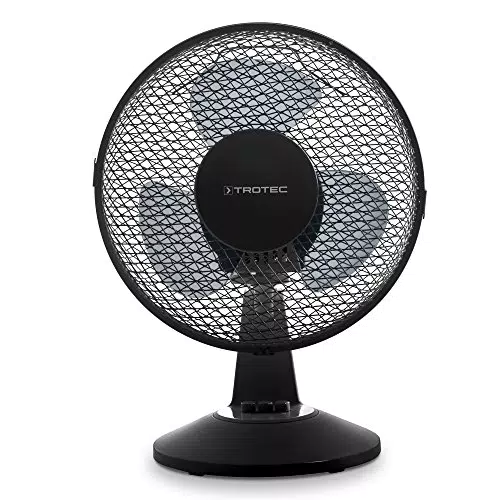 Ventilador de Mesa TROTEC TVE 11 con Oscilación Automática y 2 Velocidades - Silencioso para Hogar y Oficina