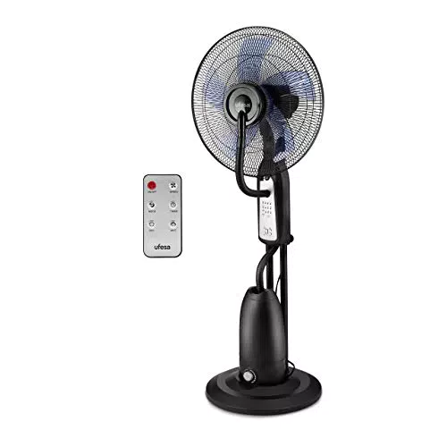 Ufesa Ventilador Nebulizador Nevada con Mando a Distancia y 3 Velocidades