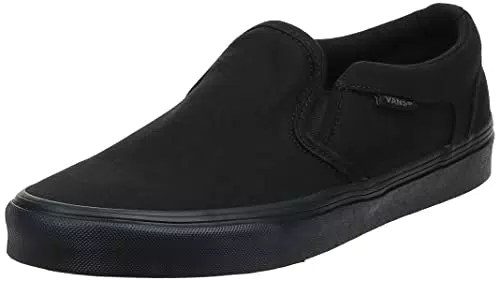 Vans Asher, Zapatillas Deportivas Hombre, Checkers Black Natural