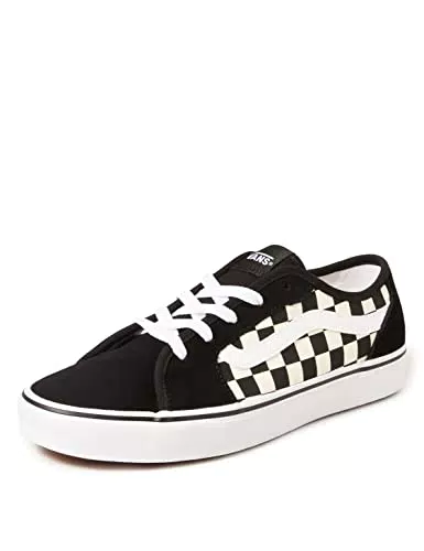 Vans Old Skool Platform, Zapatillas Mujer, Negro/Blanco