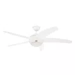 Ventilador de Techo Westinghouse Lighting Bendan con Aspas Blancas