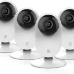 YI Pro Cámara de Vigilancia 2K WiFi con Detector de Movimiento y Visión Nocturna