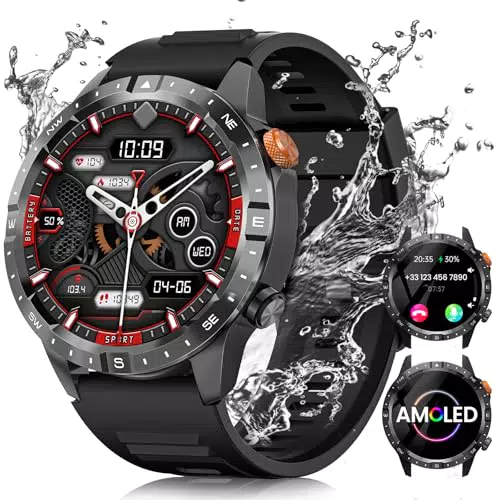 Reloj Inteligente 2024 con Llamadas, Pulsómetro SpO2 y Monitor de Sueño