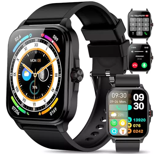 Reloj Inteligente 2024 con Llamada, Temperatura, Presión Arterial y SOS IP67