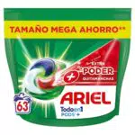 Ariel Pods Detergente Líquido Todo en 1 con Poder Extra Quitamanchas
