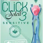 BIC Click 3 Soleil Sensitive - Navaja de afeitar recargable para mujer