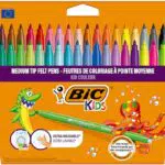 BIC Kids Rotuladores Lavables Punta Media para Actividades Creativas