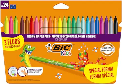 BIC Kids - Rotuladores Punta Media para Dibujo Infantil