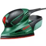 Bosch PSM 100 A - Multilijadora con 3 hojas de lija y maletín incluido