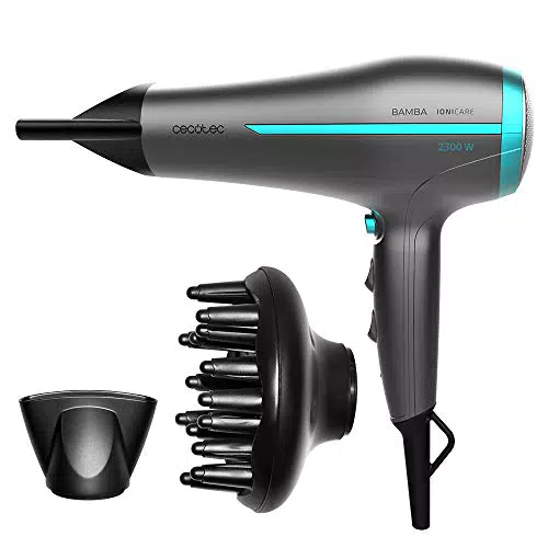 Cecotec Secador de Pelo Iónico Bamba IoniCare 5200 Aura, 2300W, Función Frío