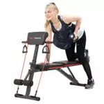 CITYSPORTS Banco de Musculación Plegable con 7 Posiciones Ajustables