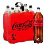 Coca-Cola Zero Azúcar - Refresco sin calorías y sin azúcar en pack de 6