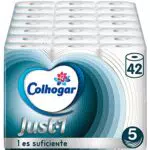 Colhogar Just 1 - Papel Higiénico Extra Absorbente 5 Capas Ultra Suave