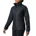 Columbia Powder Lite Jacket Chaqueta, Black, XS Mujer