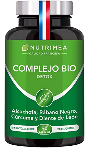Complejo Bio Detox Natural para Hígado y Colon - Vegano y Drenante