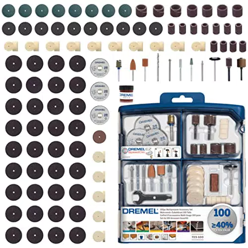 Dremel 723 - Kit de Accesorios para Herramienta Rotativa de Tallado y Pulido