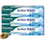 Himalaya Active White Gel: Pasta de dientes herbal blanqueadora y antibacteriana