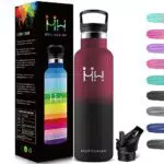 HoneyHolly Botella de Agua de Acero Inoxidable con Aislamiento Térmico para Niños