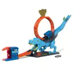 Mattel Hot Wheels City Desafío del T-Rex - Pista para Coches de Juguete